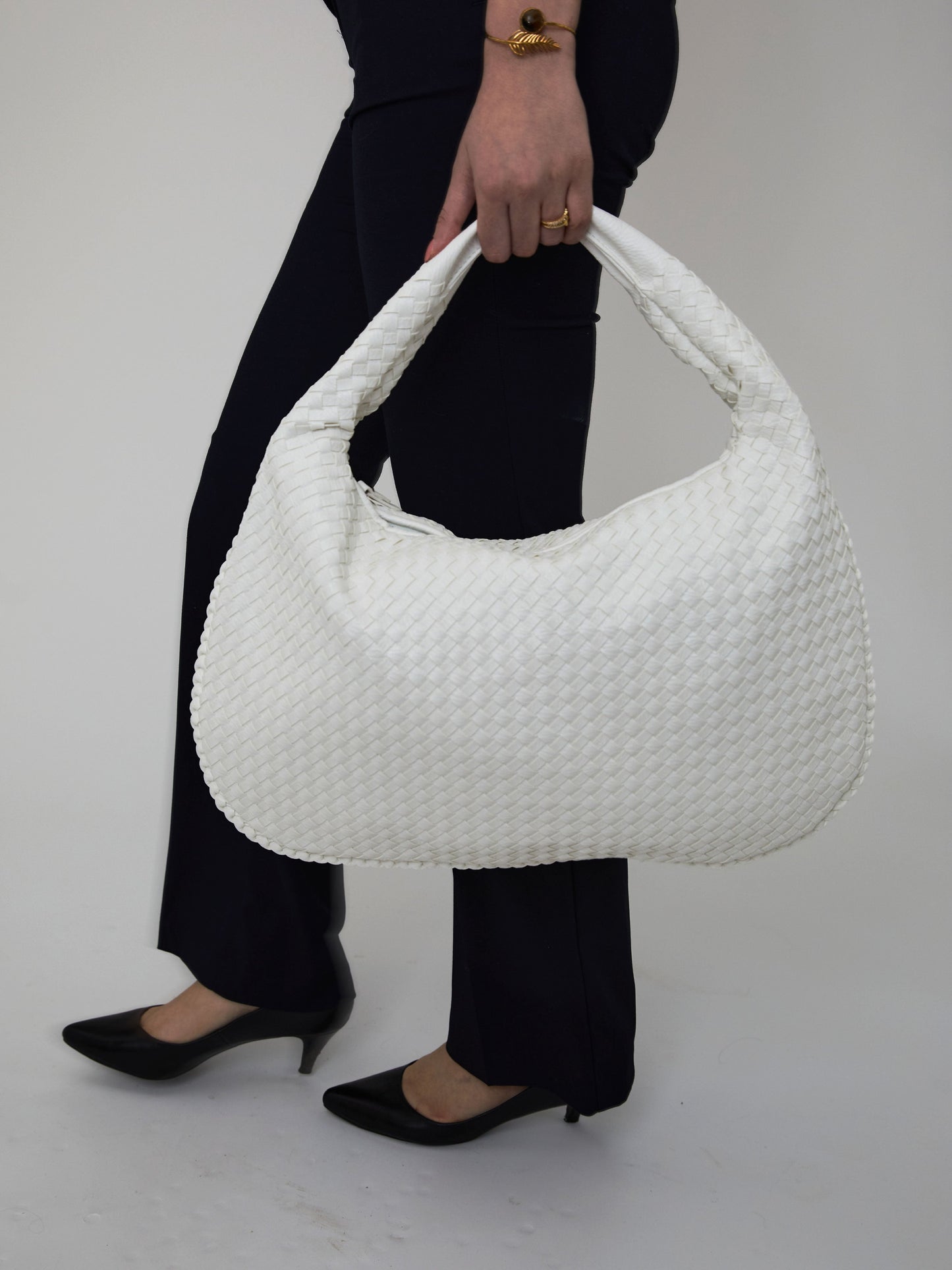 Clara 17" Bag - White