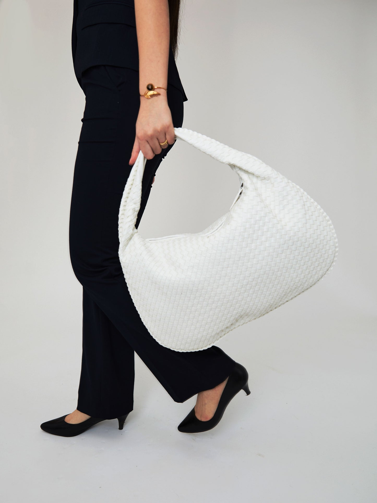 Clara 17" Bag - White